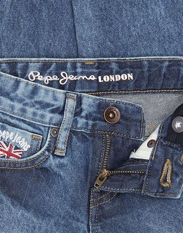 Pepe Jeans Girls Blue Solid Jeans